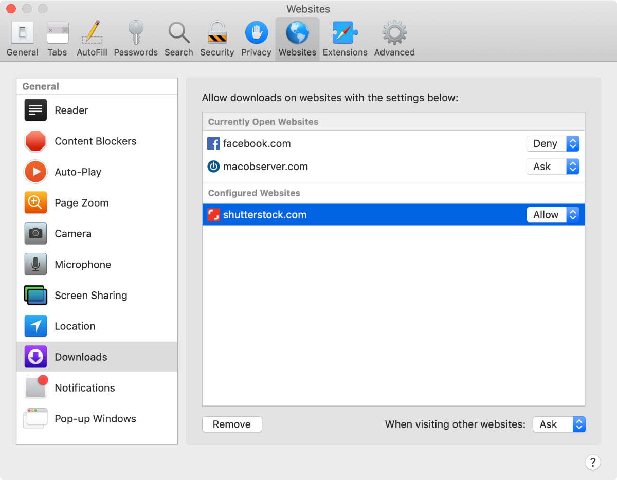 safari download manager for mac